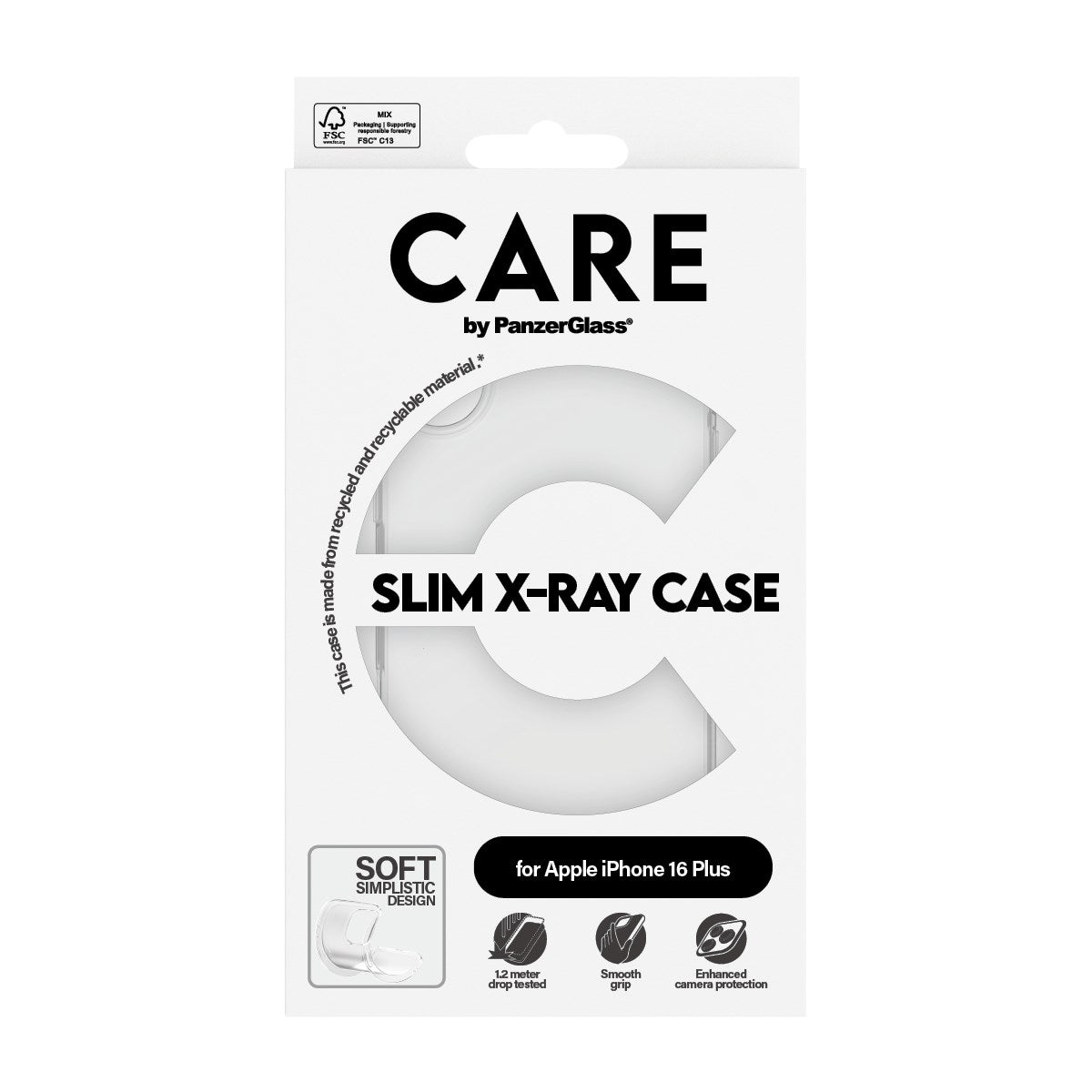 CARE by PanzerGlass® X-Ray Case iPhone 16 Plus